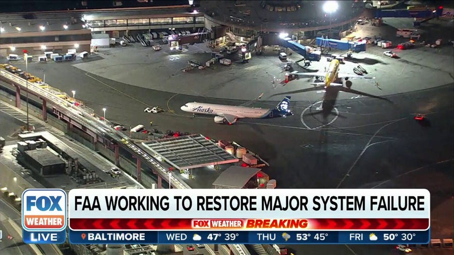 FAA working to restore major system failure, widespread delays expected