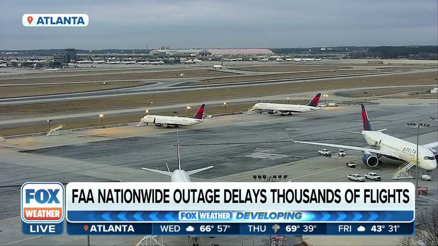 Severe weather threat may have ripple effect on flight delays across US after FAA ground stop