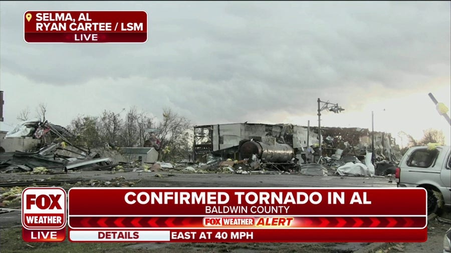 Selma, Alabama sees significant damage after tornado rips through