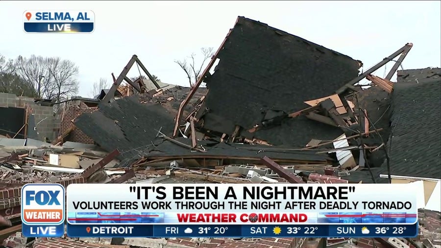 Dozens of children were trapped after tornado destroyed Selma daycare