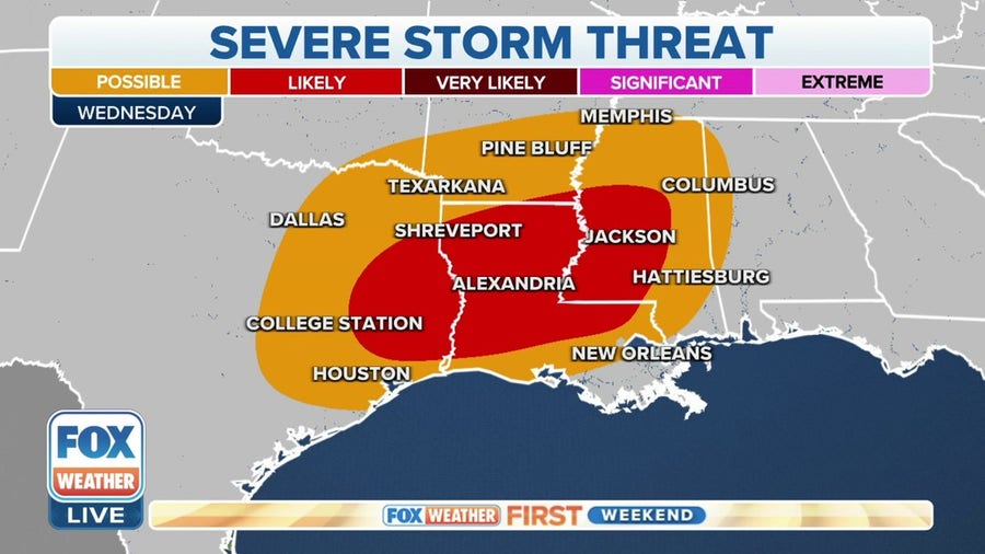 More severe weather possible in the South this week after deadly outbreak last week