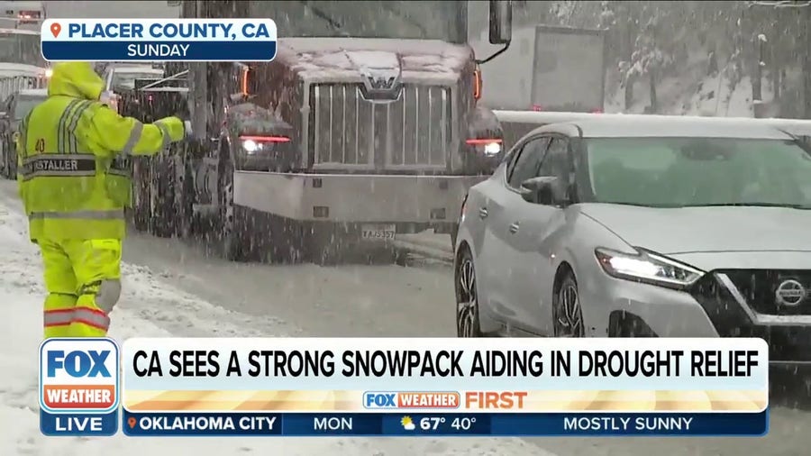 Multiple atmospheric rivers have dumped beneficial snow across CA mountains