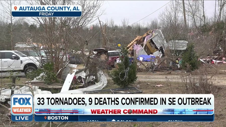 Communities in Alabama, Georgia begin to rebuild following tornado outbreak