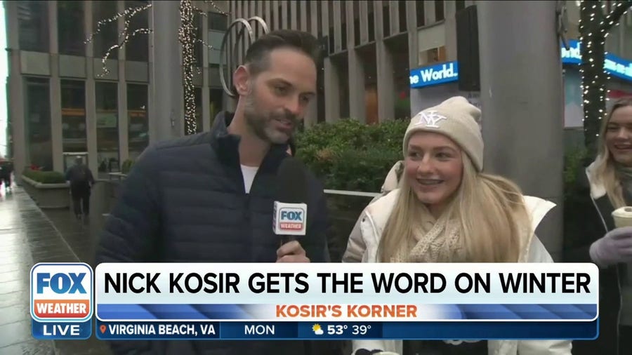 FOX Weather's Nick Kosir gets the word on winter in NYC