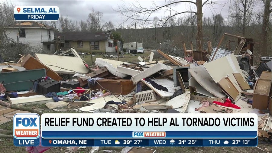 Disaster relief fund created to help Alabama tornado victims