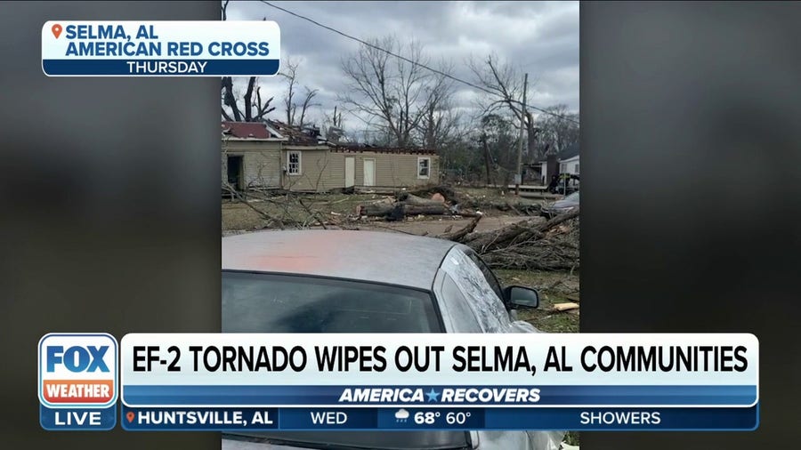American Red Cross helping Selma, AL tornado victims