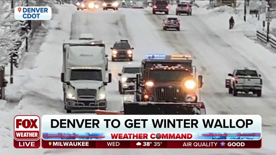 Crews on 'snow shift' in Colorado working to clear roads during winter storm