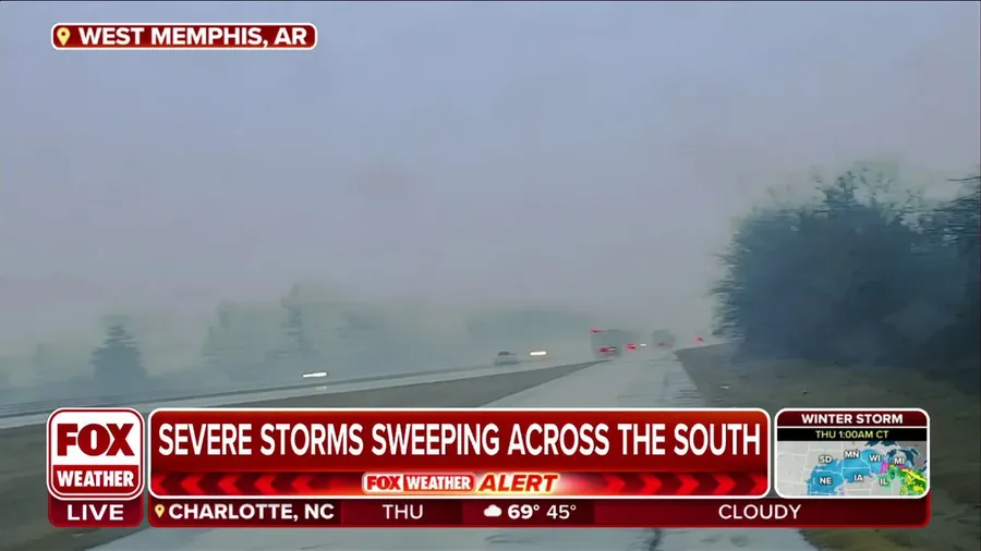 Storms create slowdown on Arkansas highway