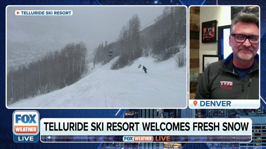 Colorado ski resort welcoming in the snow