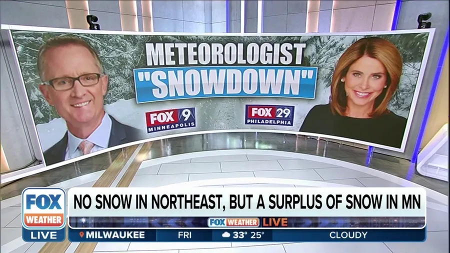Meteorologist 'Snowdown': Minneapolis vs. Philadelphia