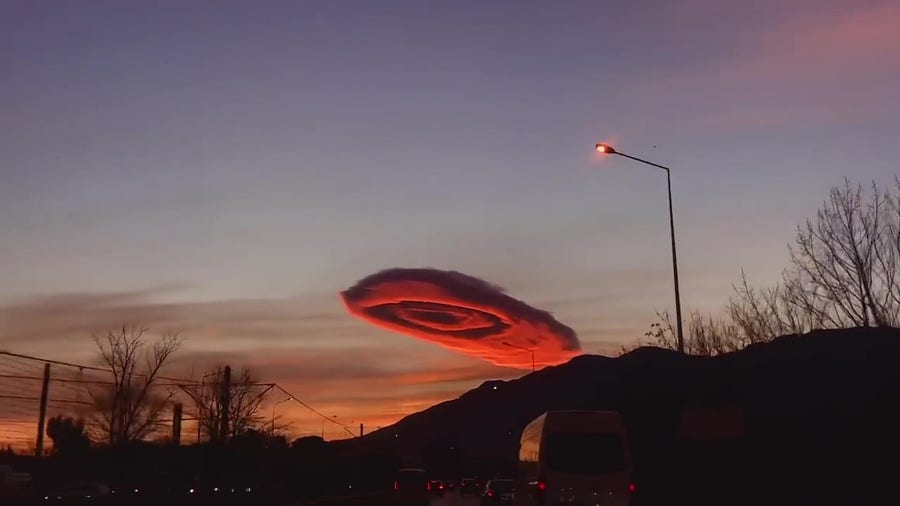 Watch: Spooky alien-like cloud spotted over Turkey