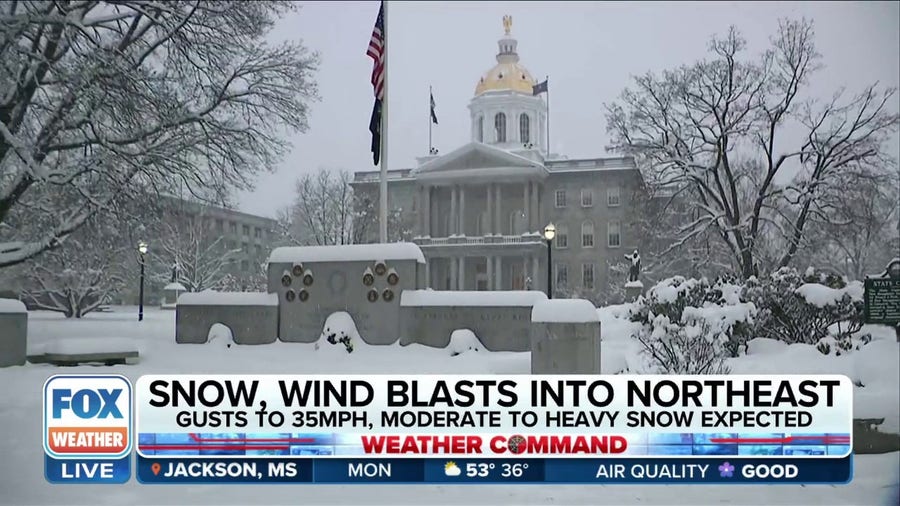 Winter Storm Turns Concord, NH Into Winter Wonderland | Latest Weather ...