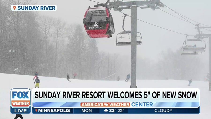 Sunday River Ski Resort in Maine welcome well-needed fresh snow
