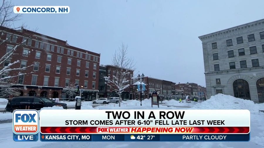 Thousands without power in New Hampshire as winter storm dumps heavy snow