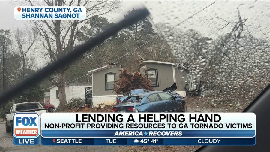 Non-profit helping tornado victims from Georgia community recover