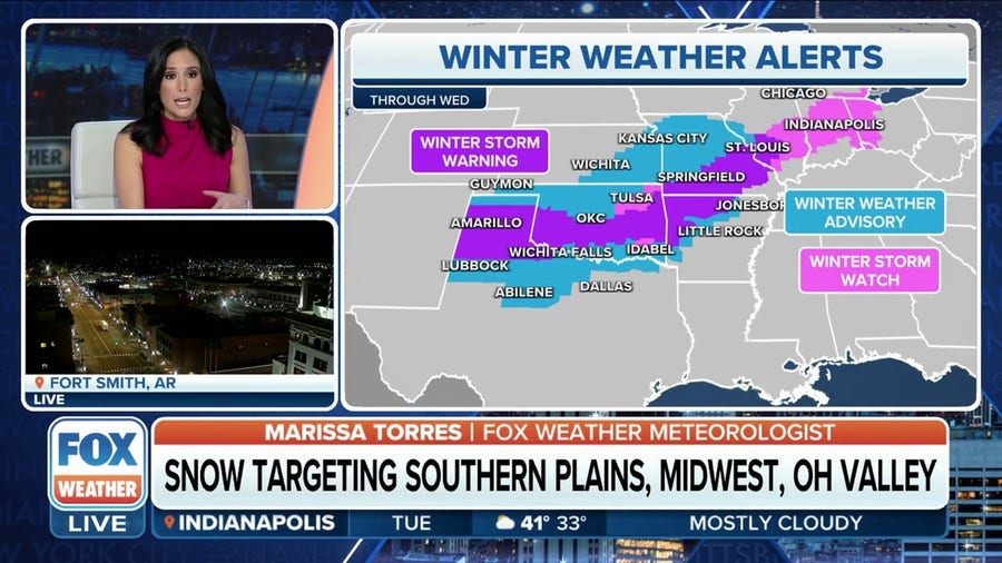 Snowstorm eyes Plains, Midwest and Ohio Valley