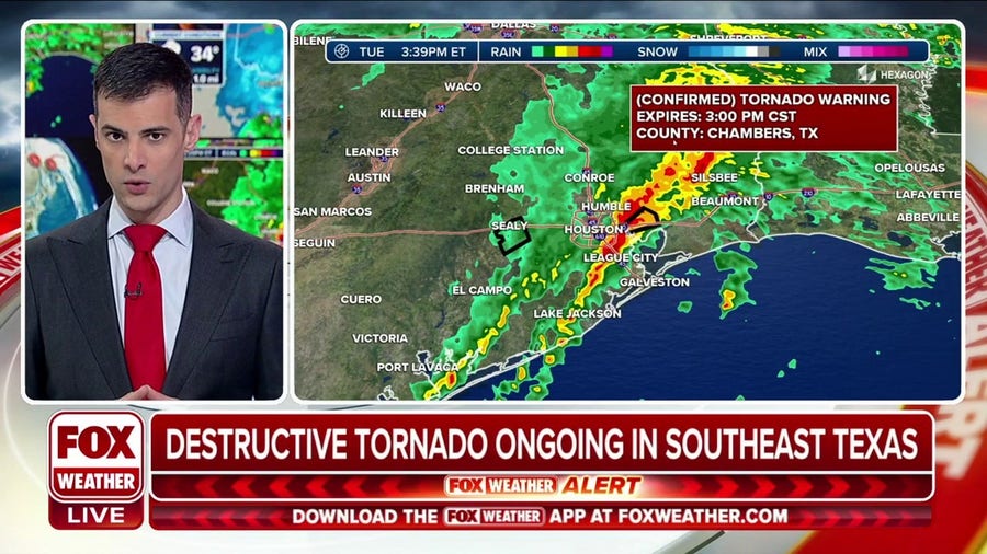 Confirmed tornado in Texas