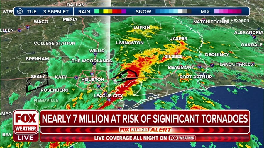 'This is extremely rare': Rare Tornado Emergency issued just outside of Houston