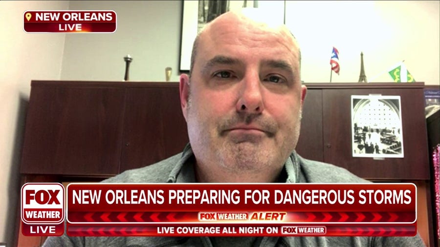 New Orleans getting ready for dangerous storms, possible tornadoes