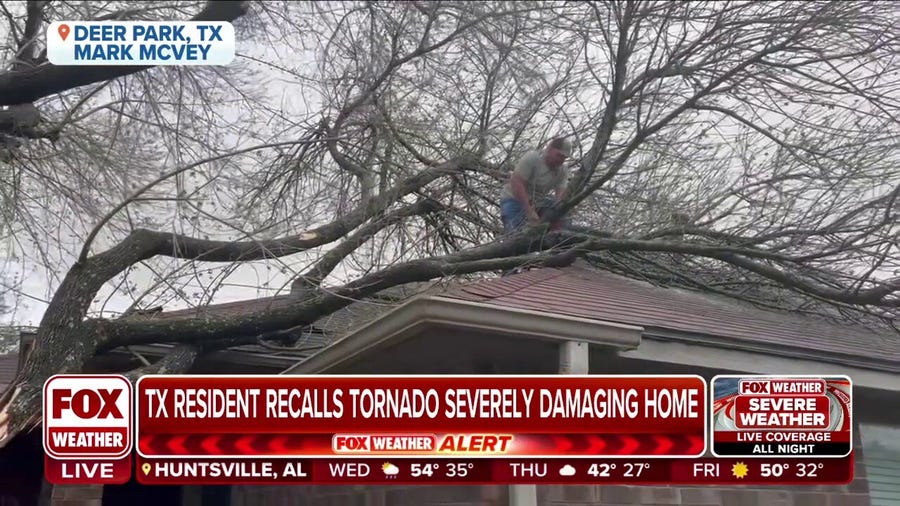 Texas homeowner weighs in on tornado: 'It happened so fast and it was so violent'