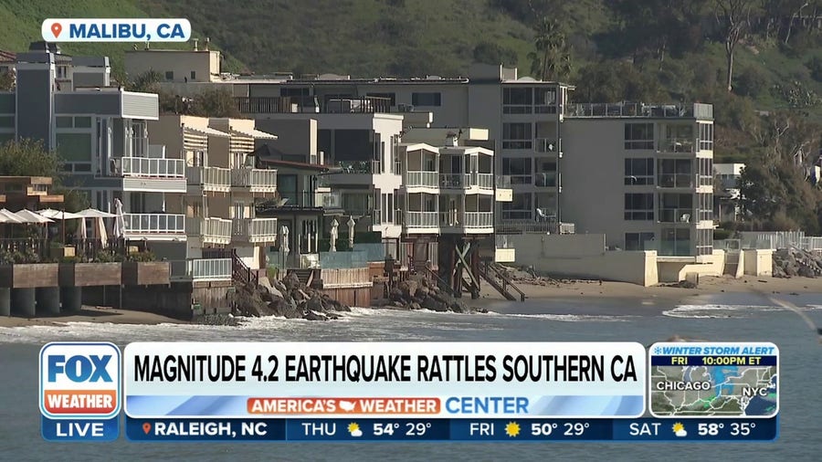 Southern California residents on beginning day with earthquake