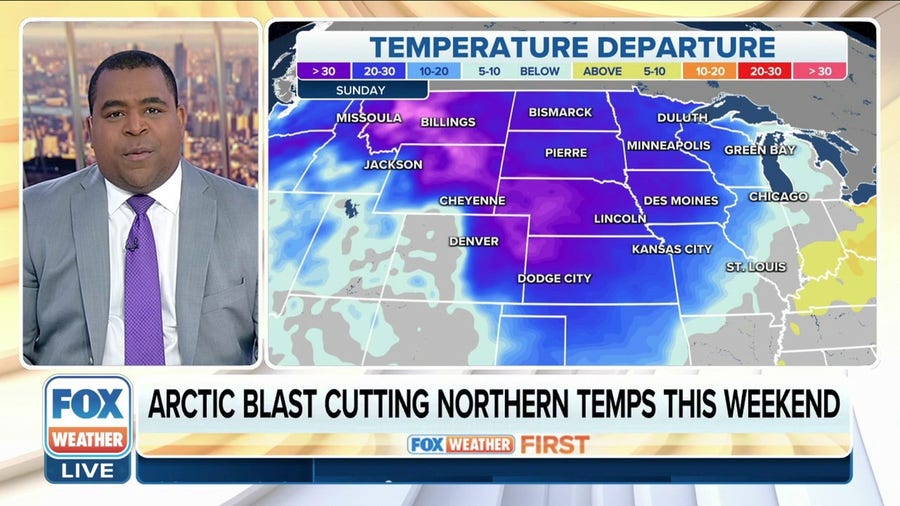 Arctic blast to bring frigid temperatures to Northern Plains, Midwest