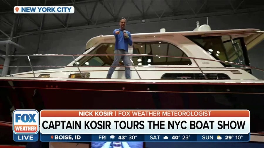 FOX Weather gets tour of New York Boat Show!