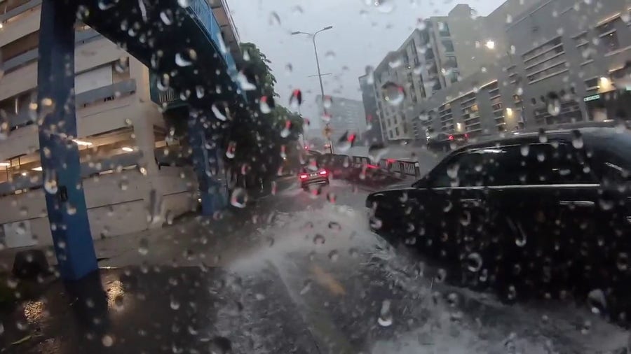 Summer's worth of rain falls in less than 24 hours in Auckland, New Zealand