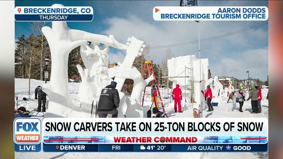 Breckenridge's 32nd Annual International Snow Sculpture Championships underway