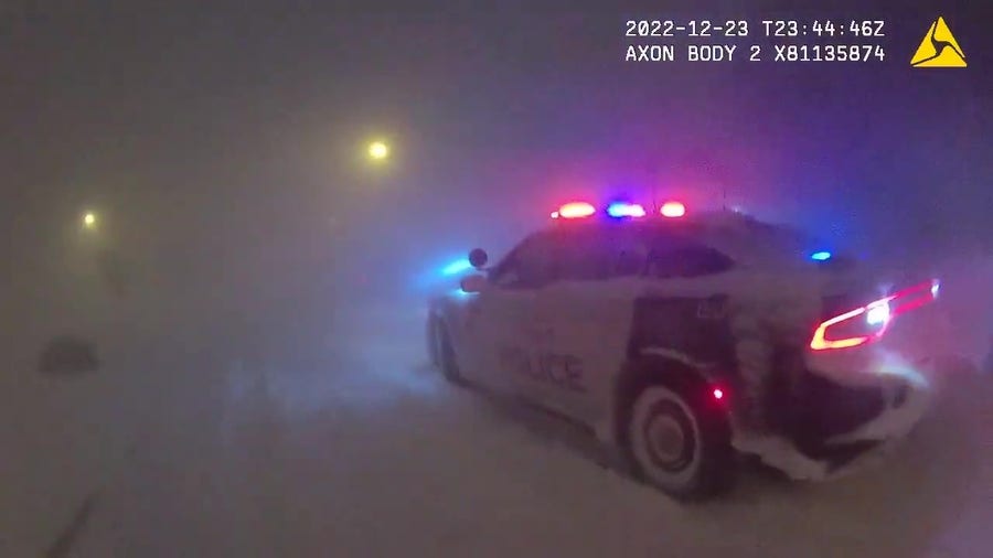 Watch: Stunning Buffalo police bodycam footage shows daring rescue amid deadly blizzard