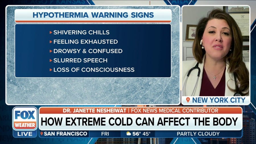 Being mindful of extreme cold