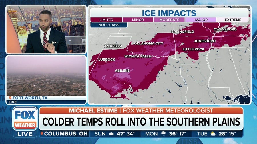 'Real and present danger' of dangerous icing event early week