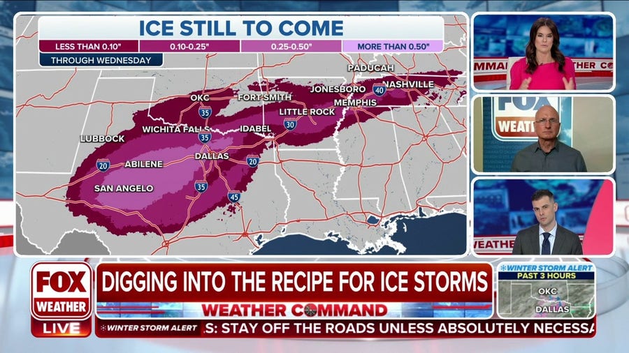 Ice storm threat could last into Thursday for Texas