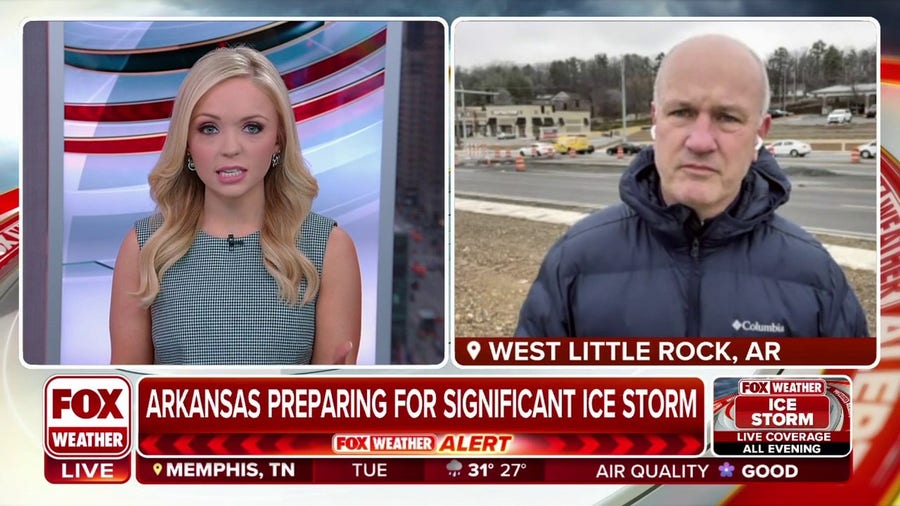 Ice storm bringing dangerous travel conditions to Arkansas