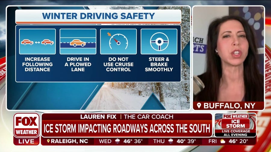 Driving safely when roads are covered in ice