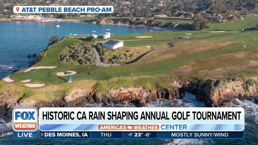 Pebble Beach golf courses dry out, recover from rain