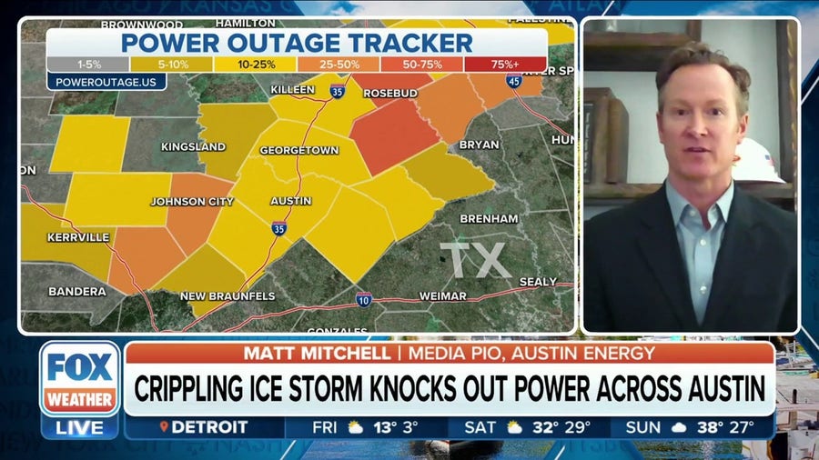 Ice storm like this can have dire effects on infrastructure: Austin Energy