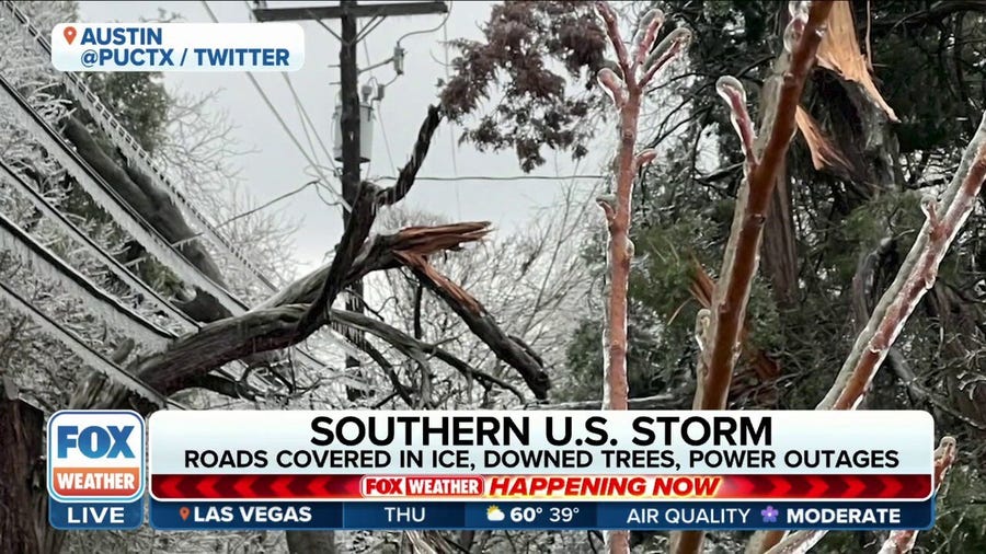 Deadly ice storm causes widespread power outages in Texas