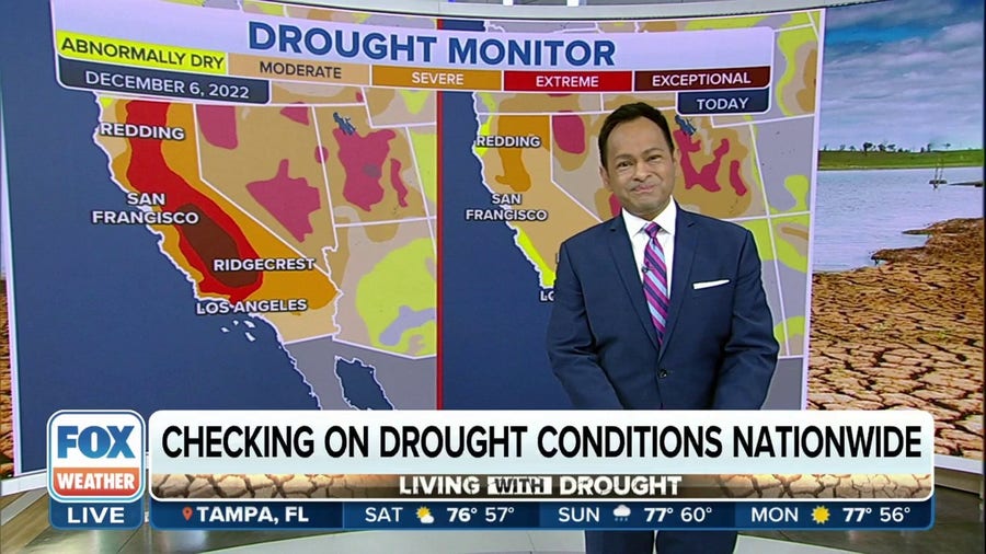 Here's a look at the current nationwide drought condition