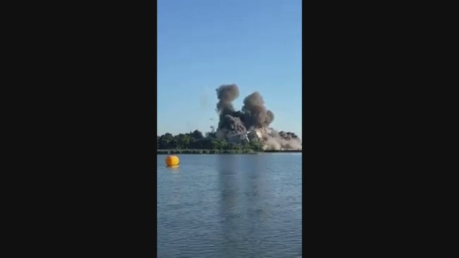 Maryland power plant demolished with explosives