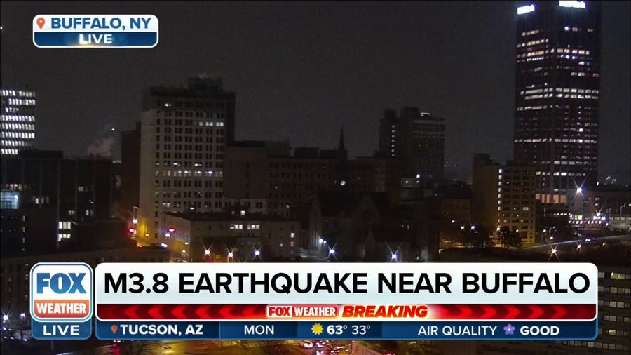 Magnitude 3.8 earthquake rattles Buffalo, New York Latest Weather