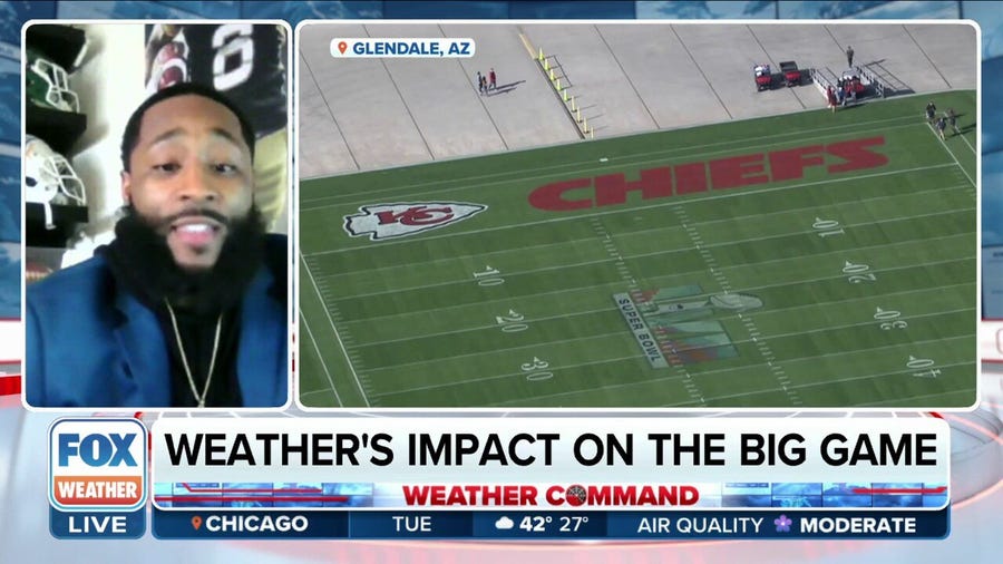 Football positions most impacted by the weather
