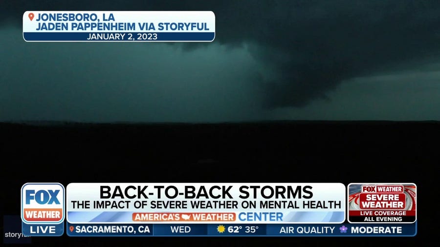 Impact of severe weather, natural disasters on mental health