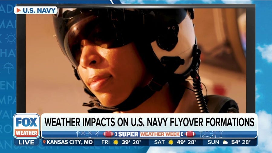 All-woman Navy aviation team prepares for Big Game flyover