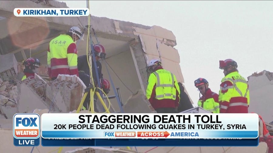Staggering death toll after Turkey earthquake