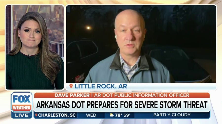 Crews in Arkansas biggest concern is trees coming down during severe storms