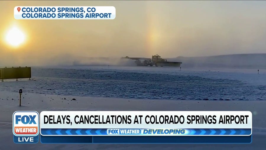 Gusty winds causing delays and cancellations at Colorado Springs Airport