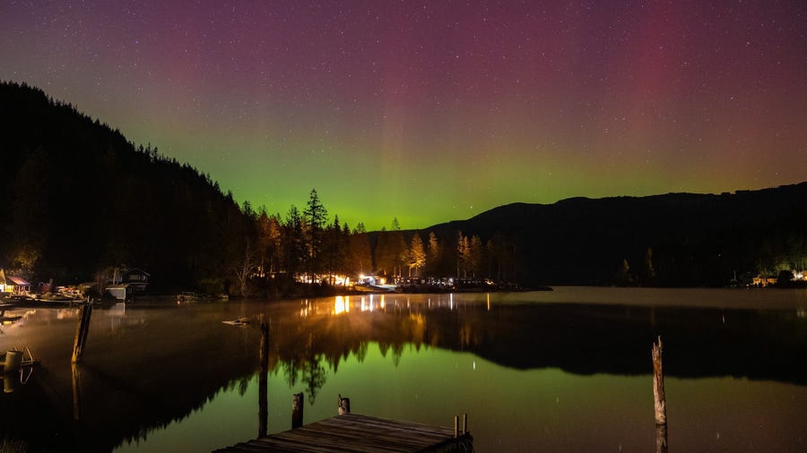 Northern Lights come out on Valentine's Day