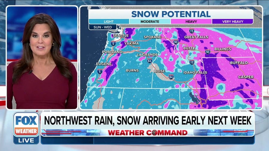 West Coast braces for period of heavy snow, rain next week