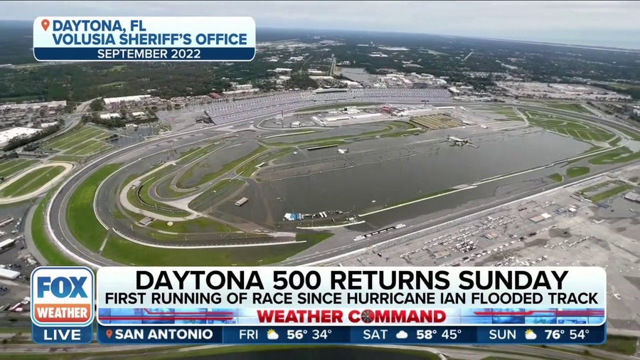 Daytona 500 returns Sunday for first time since Hurricane Ian flooded track